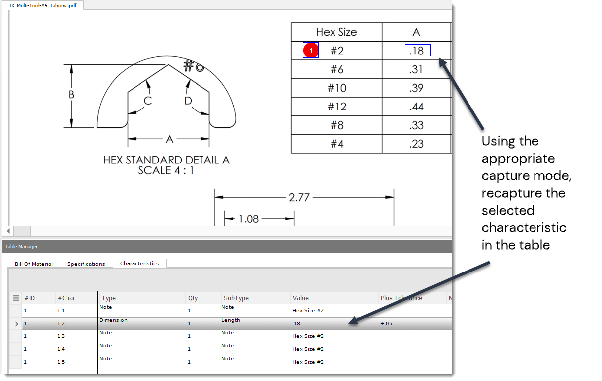 How to work with tables in InspectionXpert